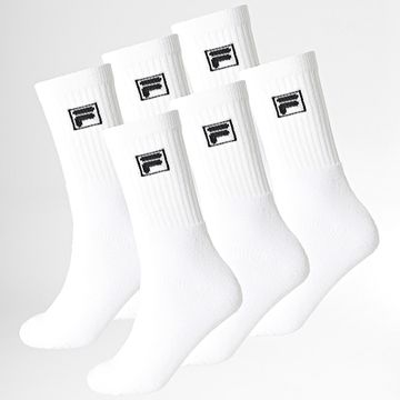 Fila - Lote de 6 pares de calcetines blancos F9000