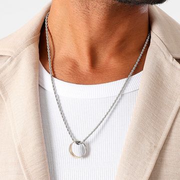 LBO - Collar Con Colgante Anillo Plata/Oro