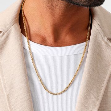 LBO - Collar de malla de palma dorada