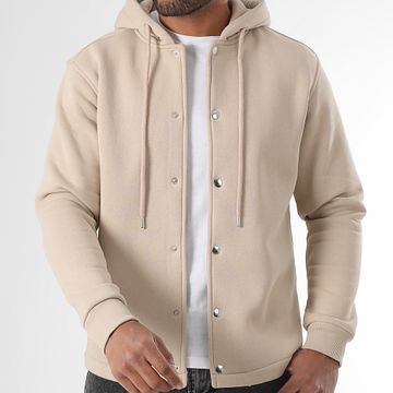 LBO - Chaqueta lisa con capucha 3784 Beige