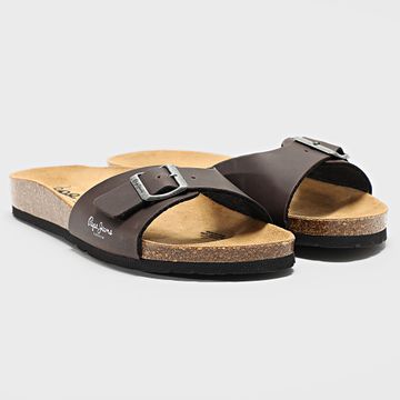 Pepe Jeans - Claquettes Bio M Individual Kansas PMS90107 Marrón