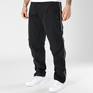 Adidas Originals - JD0051 Pantalones de chándal con banda de malla lateral negra