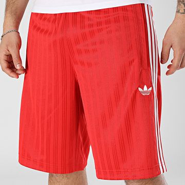 Adidas Originals - Pantalón corto Poly Band JP1032 Rojo