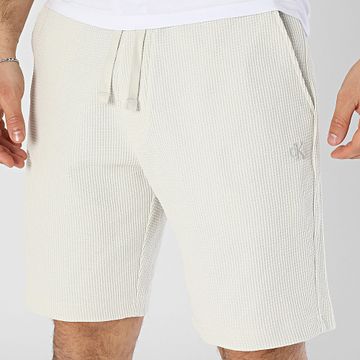 Calvin Klein - 7247 Pantalón corto de jogging crudo