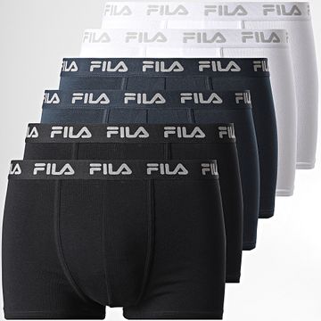 Fila - Pack De 6 FU5004 Negro Blanco Azul Marino Boxers