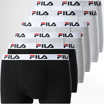 Fila - Set De 6 Calzoncillos FU5016 Negro Gris Heather Blanco