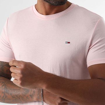 Tommy Jeans - Camiseta Slim Jaspe 0363 Rosa