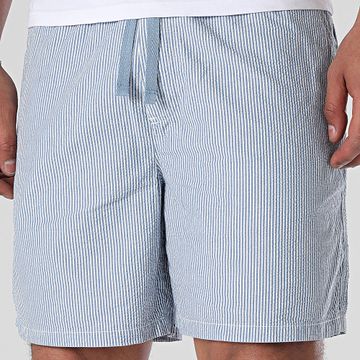 Tommy Jeans - Seersucker Beach 1946 Pantalones cortos a rayas azul claro y blanco