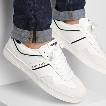 Tommy Jeans - The Greenwich Zapatillas de piel 1571 color crudo