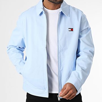 Tommy Jeans - Reg Cotton 1377 Chaqueta con cremallera azul claro