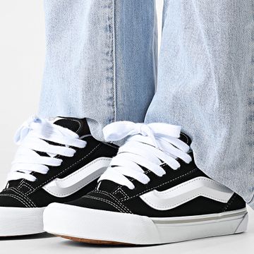 Vans - Zapatillas Mujer Knu Skool D2TMCG1 Negro Blanco