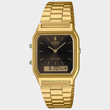 Casio - Reloj Vintage AQ-230GA-5AMQYES Marrón Dorado