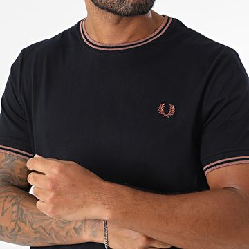 Fred Perry - Camiseta Twin Tipped M1588 Azul Marino