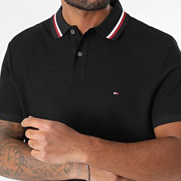 Tommy Hilfiger - Cuello Polo de manga corta 8484 Negro