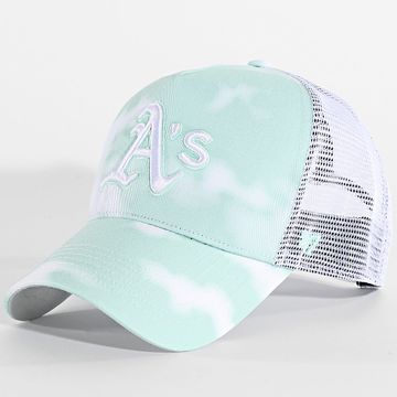 '47 Brand - Oakland Athletics Gorra Trucker ITCDT18PTP Verde claro Blanco