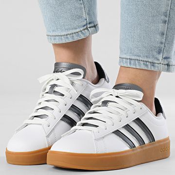 Adidas Performance - Grand Court 2.0 Zapatillas Mujer JH8683 Rosa Claro Mejor Escarlata Core Negro