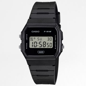 Casio - Reloj Colección F-91WB-1AEF Negro