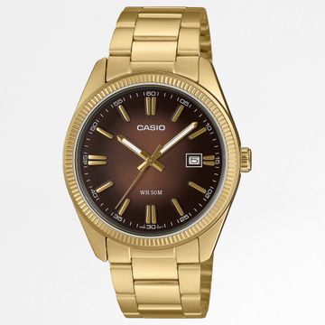 Casio - Reloj Colección MTP-1302PGC-5AVEF Oro Marrón