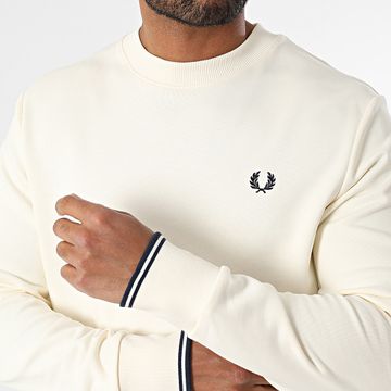 Fred Perry - Sudadera cuello redondo M7535 Crudo