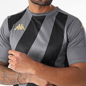 Kappa - Maillot Gaboupre Slim Player 341V59W Negro Gris Oro