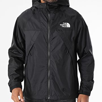 The North Face - Cortaviento con capucha Wind Track A8BJR Negro