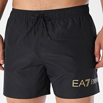 EA7 Emporio Armani - Shorts de baño 7M000519-AF13049 Negro Oro