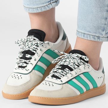 Adidas Performance - Breaknet Sleek JS2858 Off White Court Green Core Black Zapatillas Mujer
