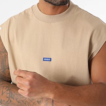 Hugo Azul - Camiseta Navertz 50509773 Beige oscuro
