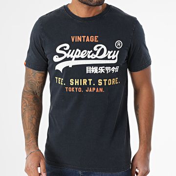 Superdry - Camiseta VL Cali Relaxed M1012120A Azul Marino