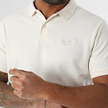 Superdry - Polo Manga Corta Vint Destroy M1110439A Beige claro