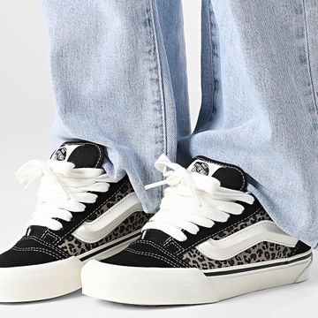Vans - Knu Skool Zapatillas Mujer D756I71 Negro Leopardo