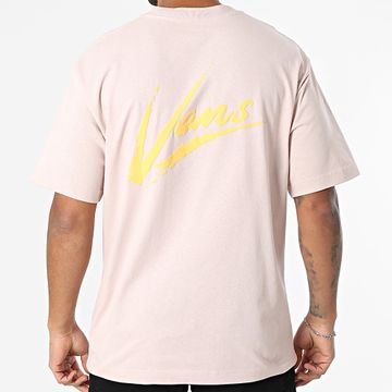 Vans - Camiseta Oversize Brush Script 00K42 Rosa