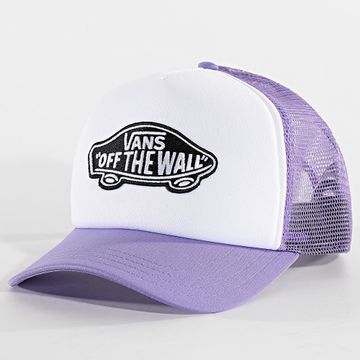Vans - Gorra Trucker Classic Patch 0066XY Violeta Blanco