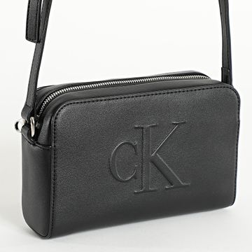 Calvin Klein - Bolso de mujer Sculpted EW Camera Bag 20 3036 Negro
