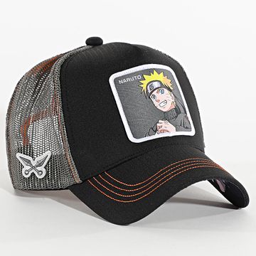 Capslab - Naruto Trucker Cap Negro Gris Naranja