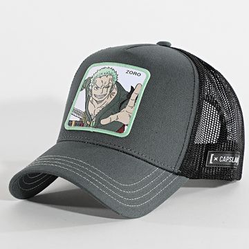 Capslab - Zoro Gorra Trucker Negro Carbón Gris