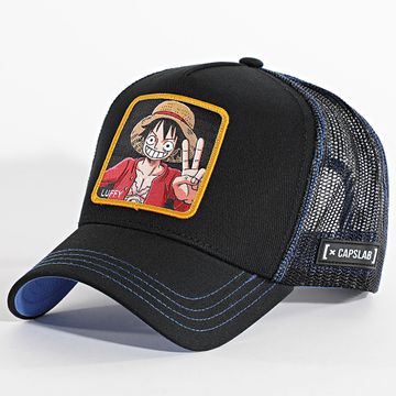Capslab - Luffy Trucker Cap Negro Azul Real