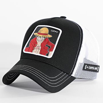 Capslab - Luffy Trucker Cap Negro Blanco