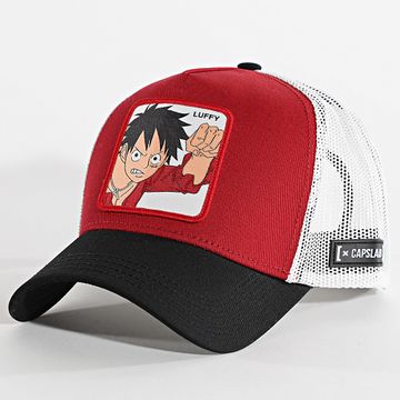 Capslab - Luffy Trucker Cap Rojo Blanco Negro