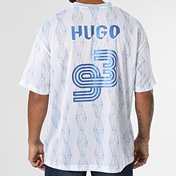 Hugo Azul - Notbal Maillot cuello pico 50536080 Blanco Azul claro Azul real