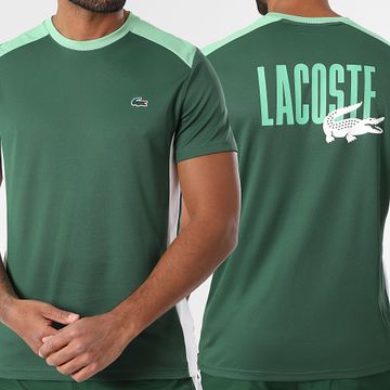 Lacoste - Camiseta Regular Fit Cocodrilo Logo Verde Claro Verde