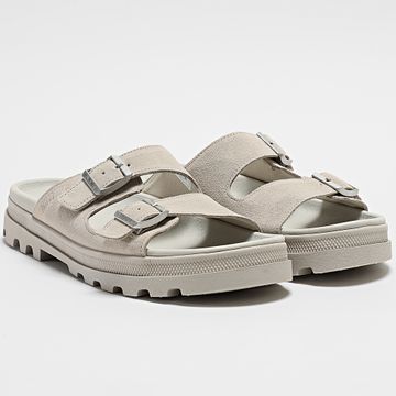 Palladium - Sandalias Dunelite Riviera Ante 74455 Gris Natural