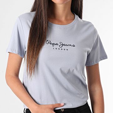 Pepe Jeans - Camiseta mujer Macy PL506012 Azul claro