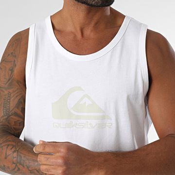 Quiksilver - Camiseta de tirantes Comp Logo EQYZT08041 Blanco