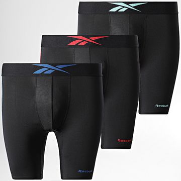 Reebok - Juego de 3 calzoncillos bóxer 15057 Negro
