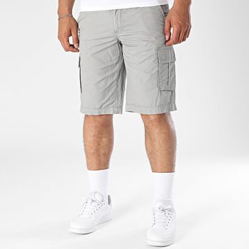 Teddy Smith - Pantalón corto Sytro 3 Striped Cargo 10411562D Gris