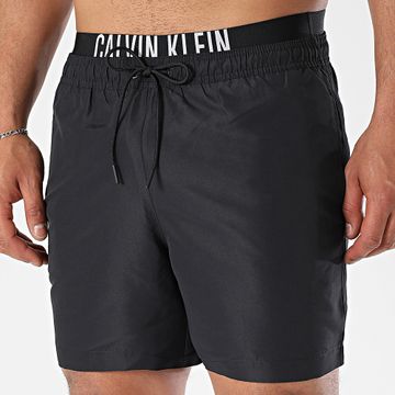 Calvin Klein - Shorts de baño Medium Double 1093 Negro
