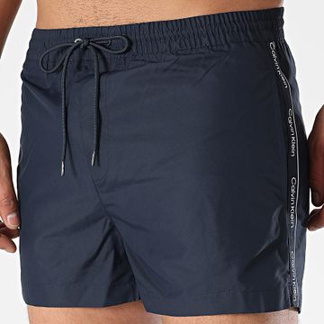 Calvin Klein - Shorts de baño con cordón 1108 Azul marino