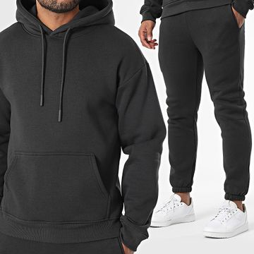 Classic Series - O38 Conjunto de sudadera con capucha y pantalón de chándal gris antracita