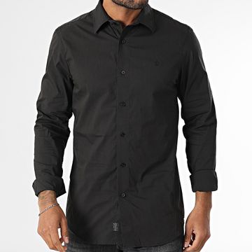 G-Star - Camisa de manga larga Royal Poplino D25176-D321 Negro
